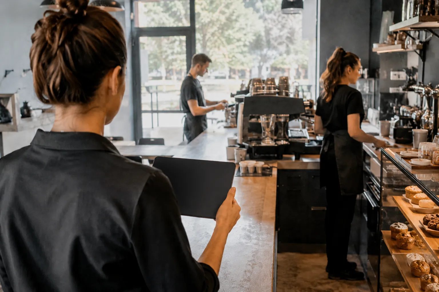 Barista staff control and audit log — Posio